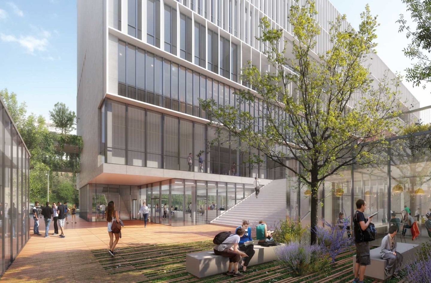 Le bâtiment du Campus Sud des Métiers