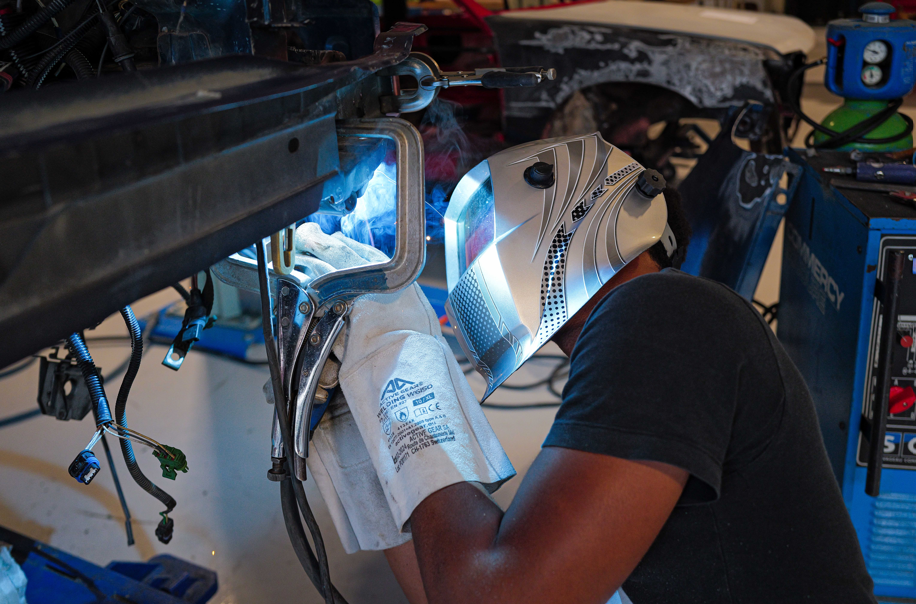 apprenti en formation carrosserie